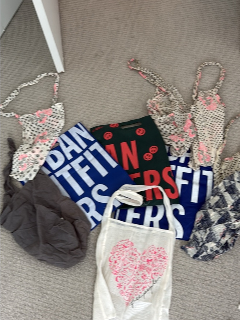 Lot of 12 Free People & Urban outfitters bags